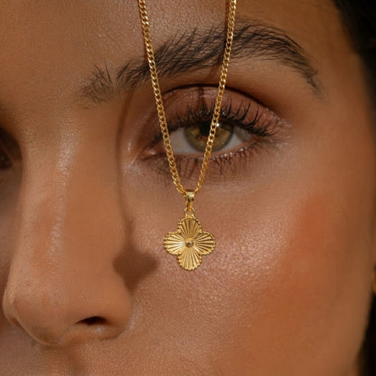 Juego De Dama- Oro laminado 18K