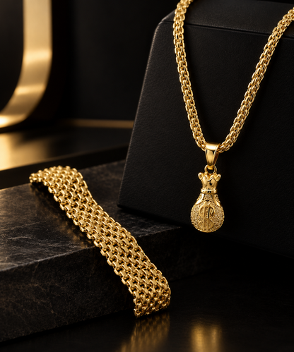 Conjunto para Hombre en Laminado 18K