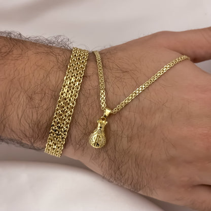Conjunto para Hombre en Laminado 18K
